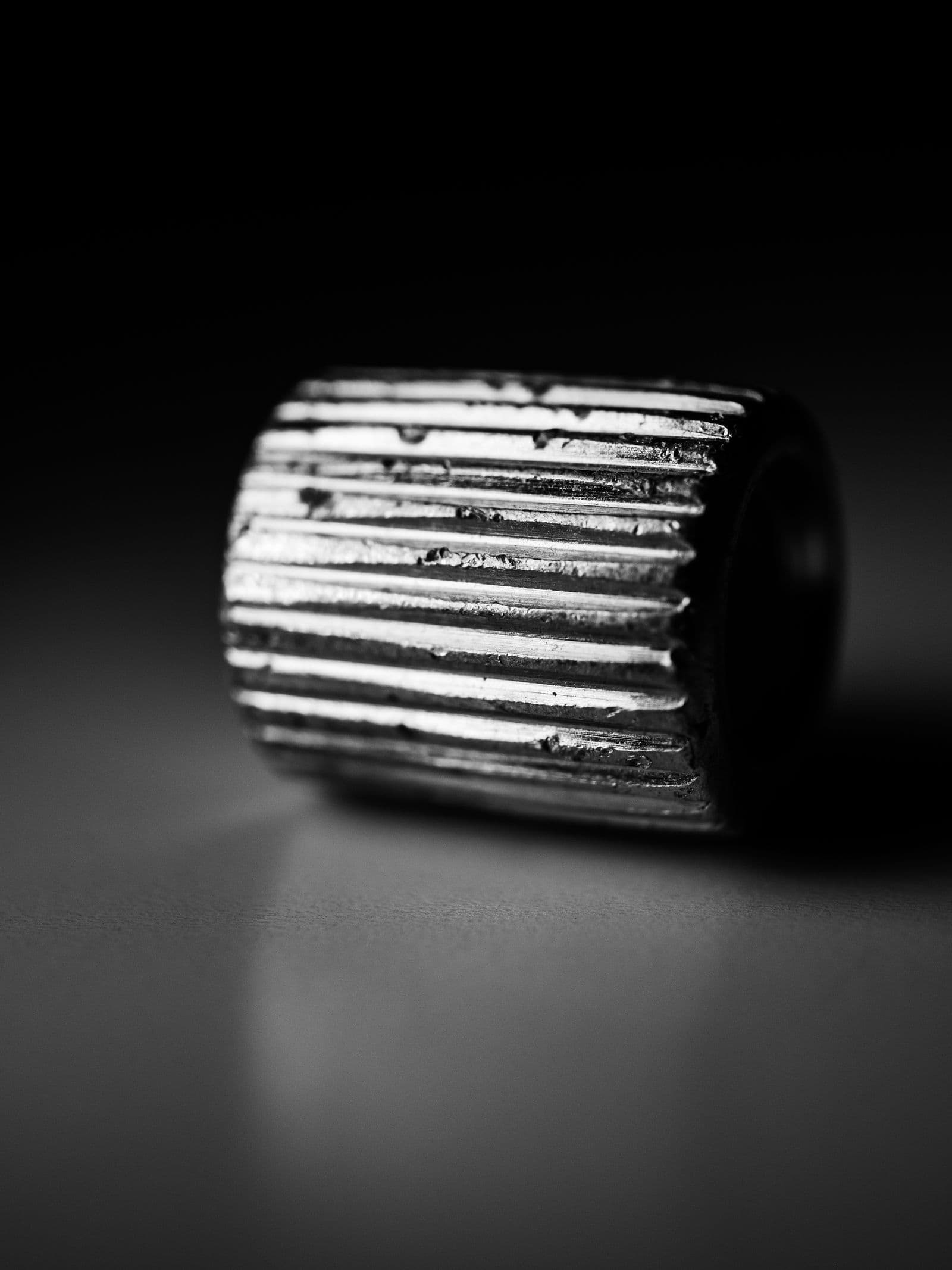 Machined OX Lock fuselage interface on the workshop bench in Hood River